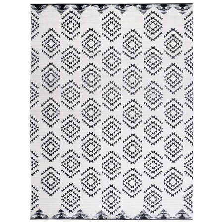 Safavieh 3 x 5 ft. Skyler Power Loomed Rectangle Area Rug Ivory & Black SKY179A-3